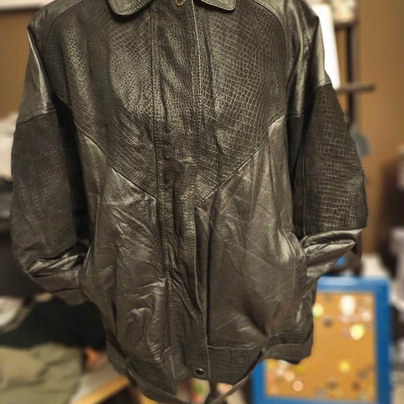 BB Dakota Jackets & Blazers - BB Dakota Vintage Black Leather Jacket